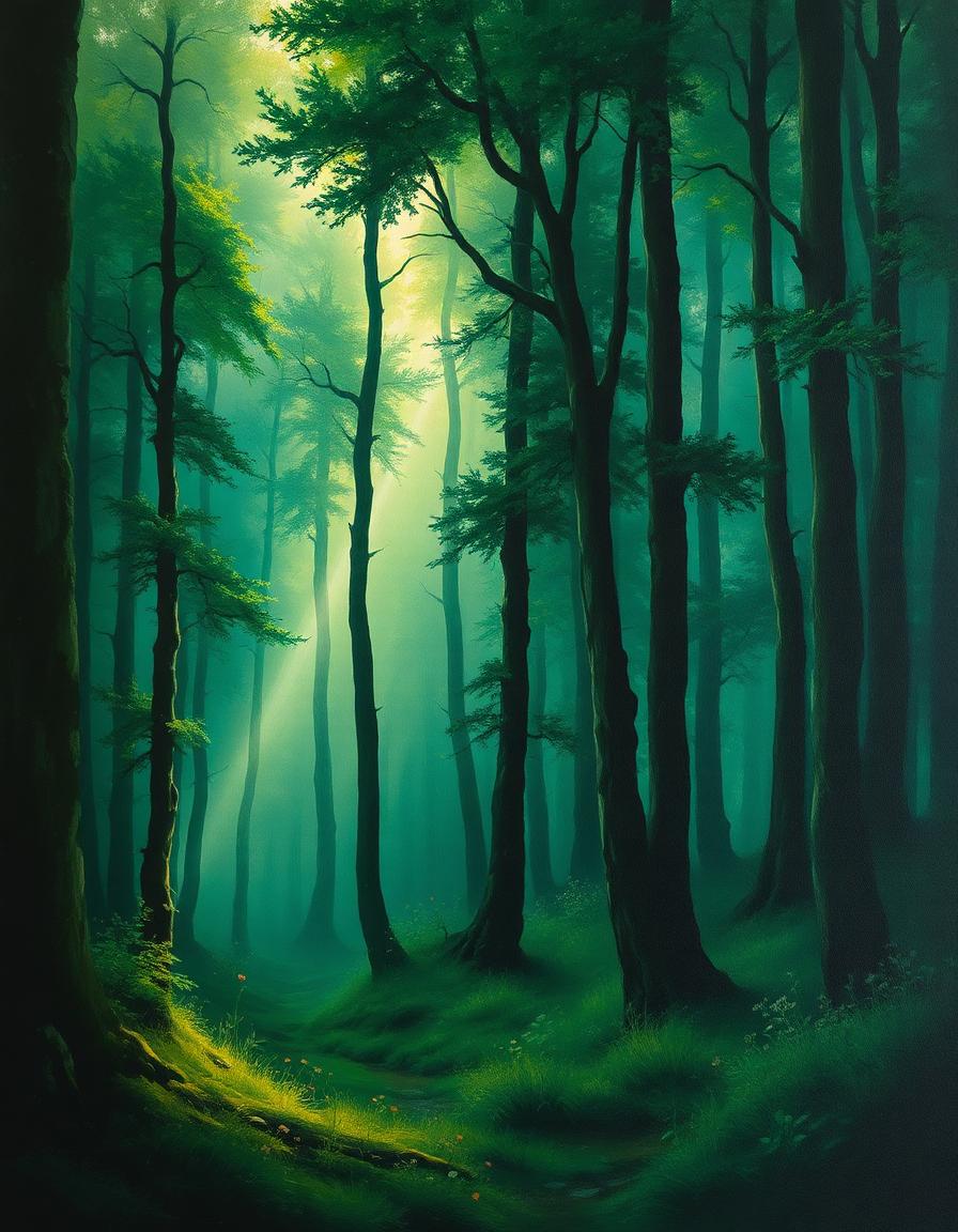 Beneath the Beeches by Tomás Wren