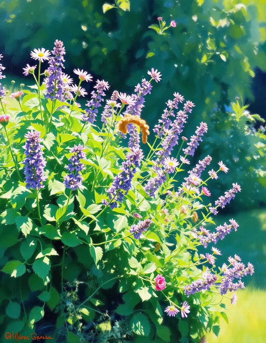 Garden in July by Margot Lefèvre